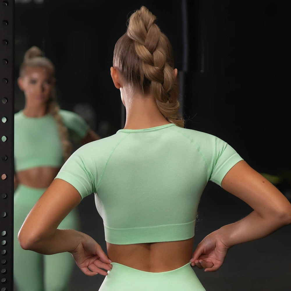 Omiinova Seamless Yoga Set – Sport-BH & Leggings für Damen