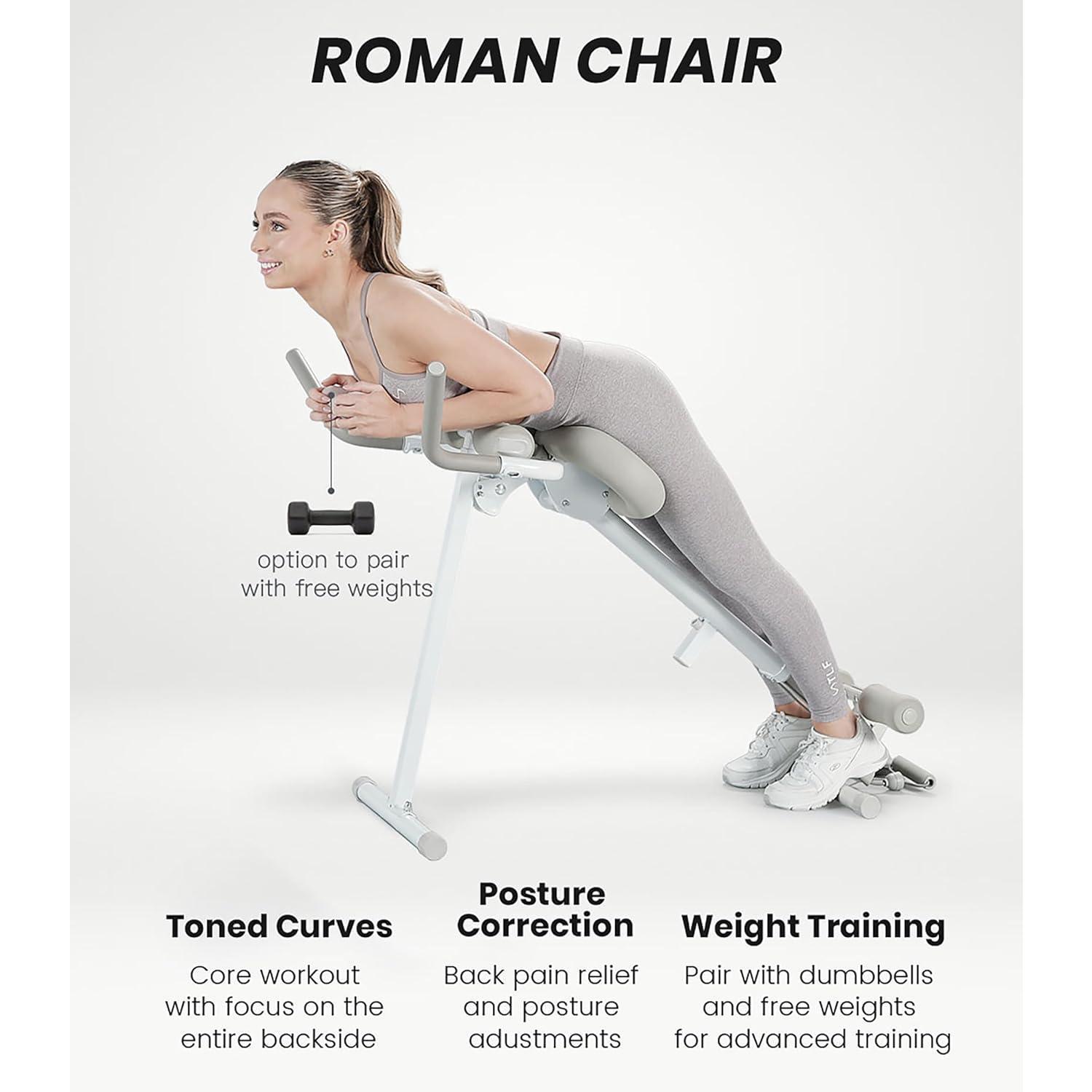 Omiinova Pro Max 4-in-1 Heim-Gym – Bauch- & Core-Trainer, Rudergerät & Multifunktionstrainer
