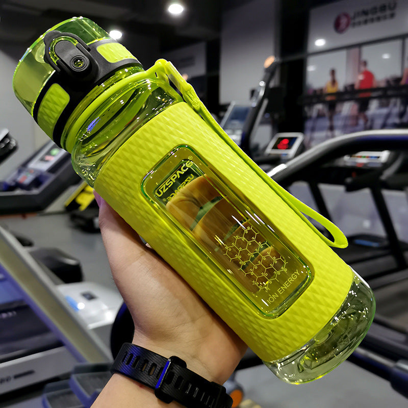 Sport Wasserflasche – Tragbar & Auslaufsicher (350ml–1100ml)