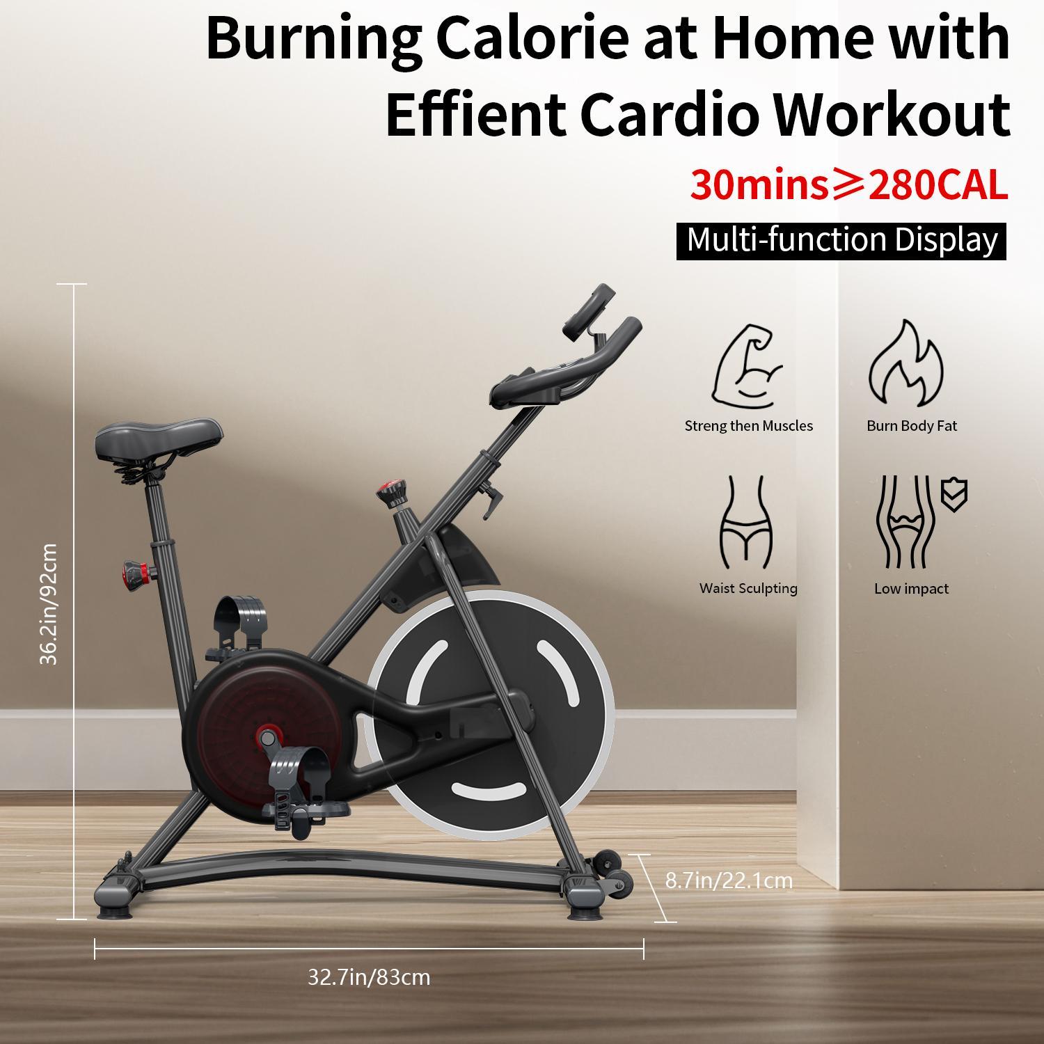 Omiinova Spinning Bike – Indoor Fitness Fahrrad mit LCD-Display