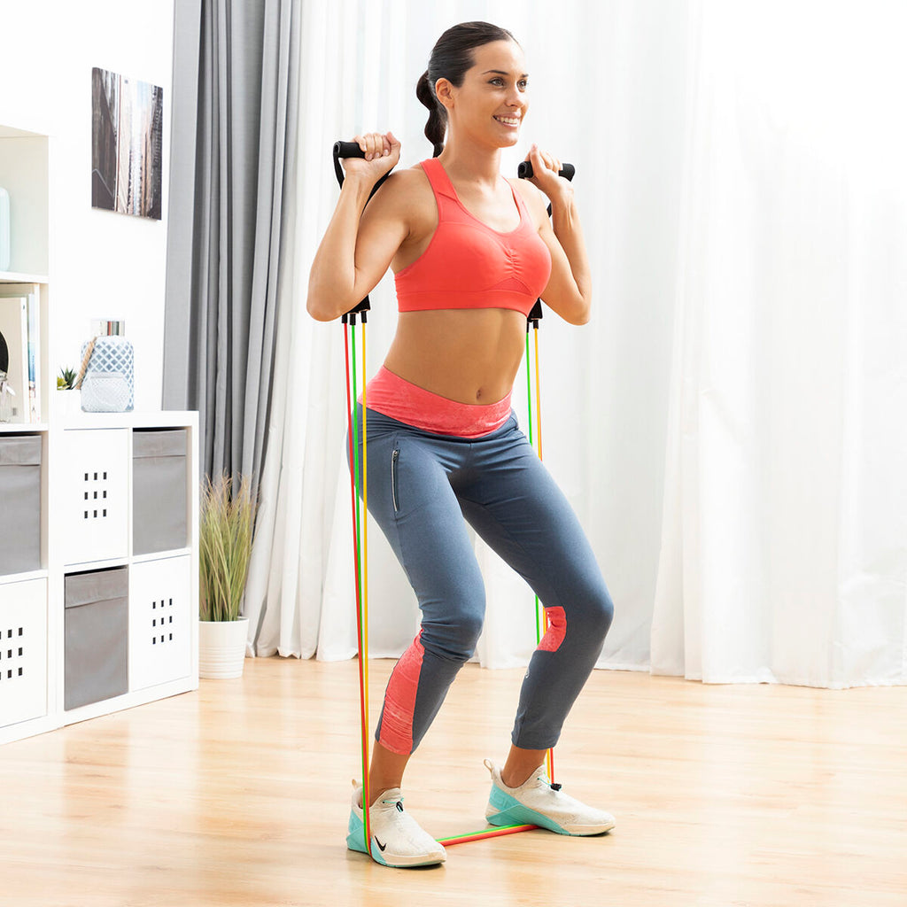 Resistance Band Set – 11-teilig mit Zubehör & Trainingsguide
