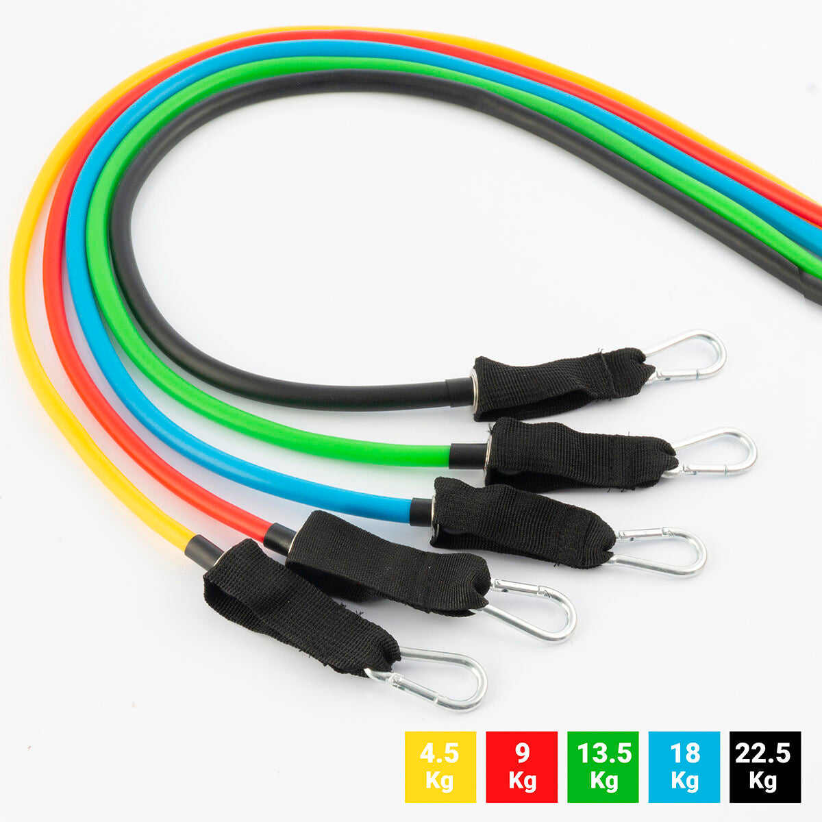 Resistance Band Set – 11-teilig mit Zubehör & Trainingsguide