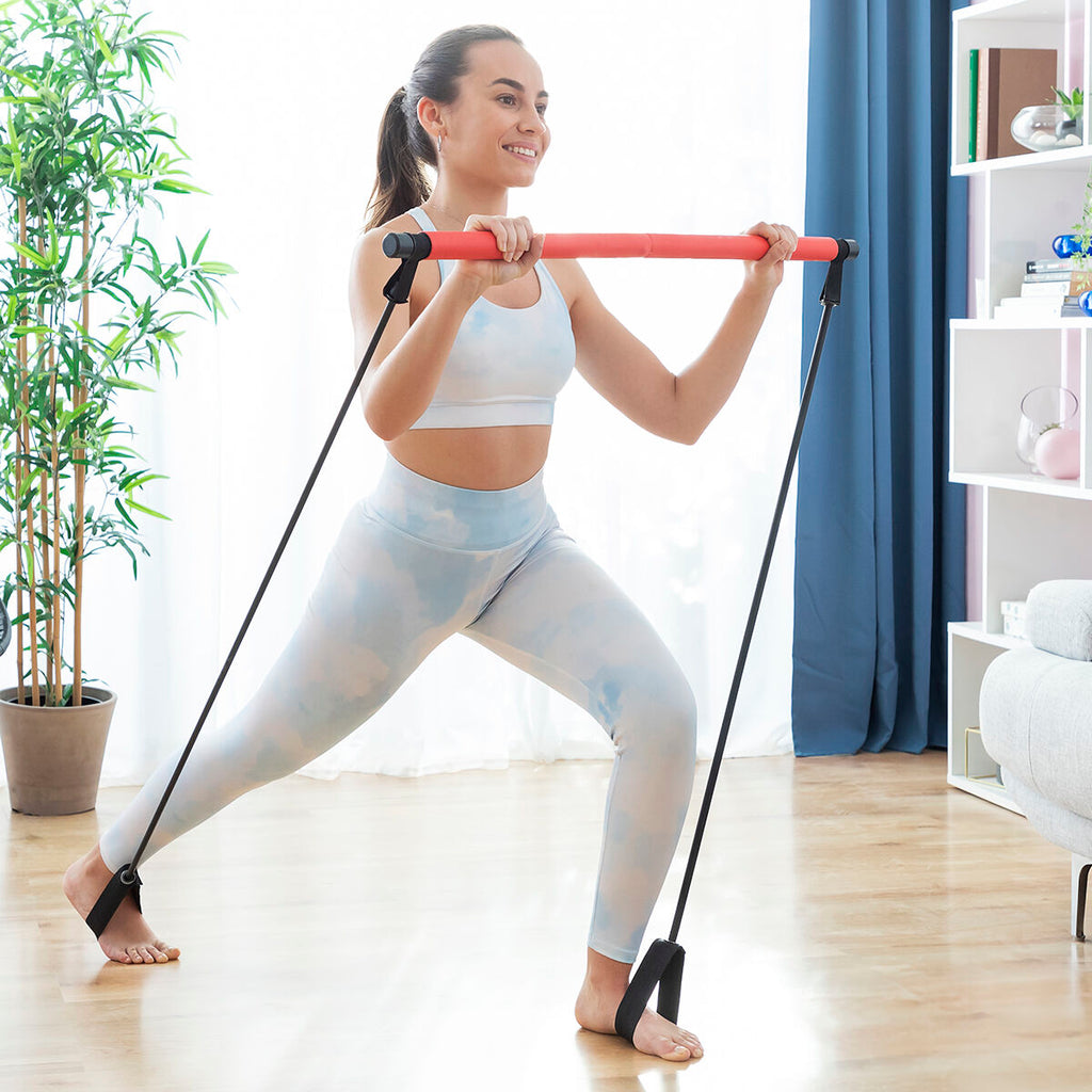 Fitness Bar Set – Ganzkörpertraining mit Resistance Bändern & Guide