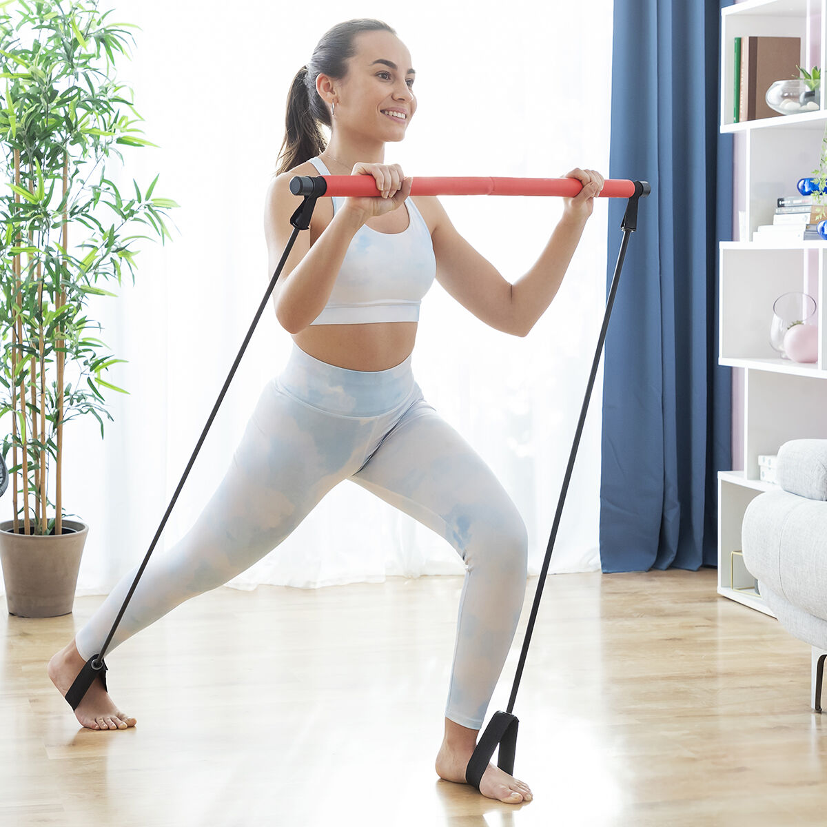 Fitness Bar Set – Ganzkörpertraining mit Resistance Bändern & Guide