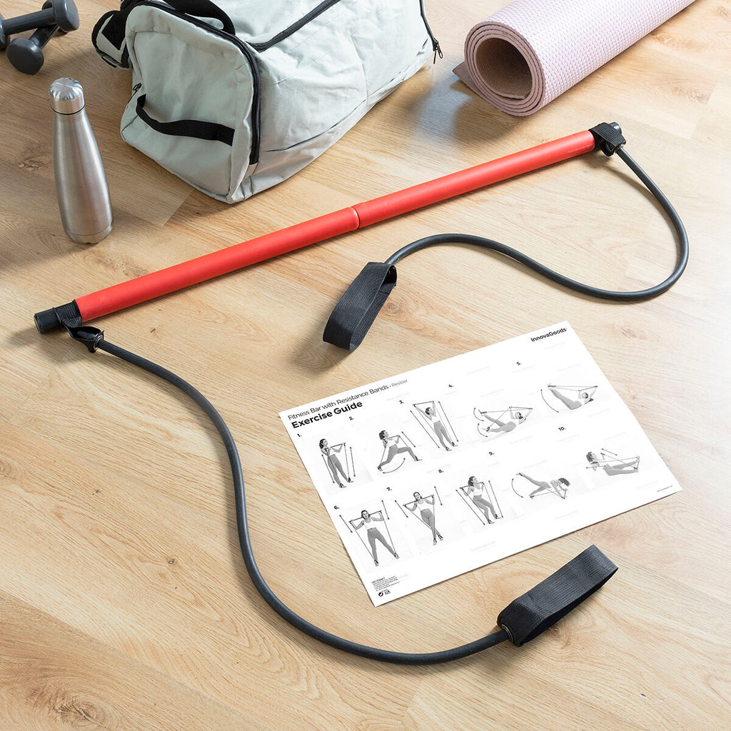 Fitness Bar Set – Ganzkörpertraining mit Resistance Bändern & Guide