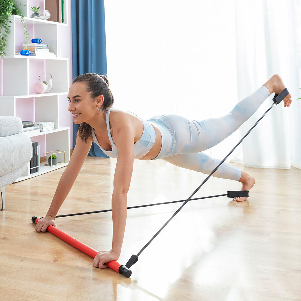 Fitness Bar Set – Ganzkörpertraining mit Resistance Bändern & Guide