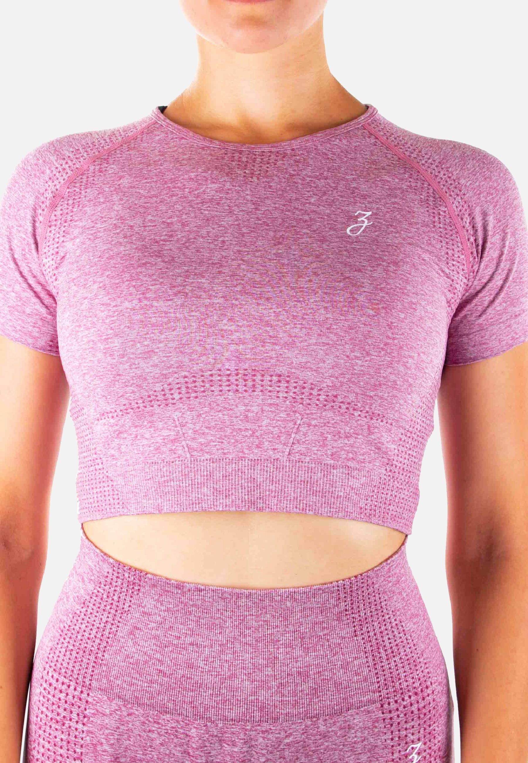 Omiinova™ Seamless Crop Top – Dynamic Pink (Damen)