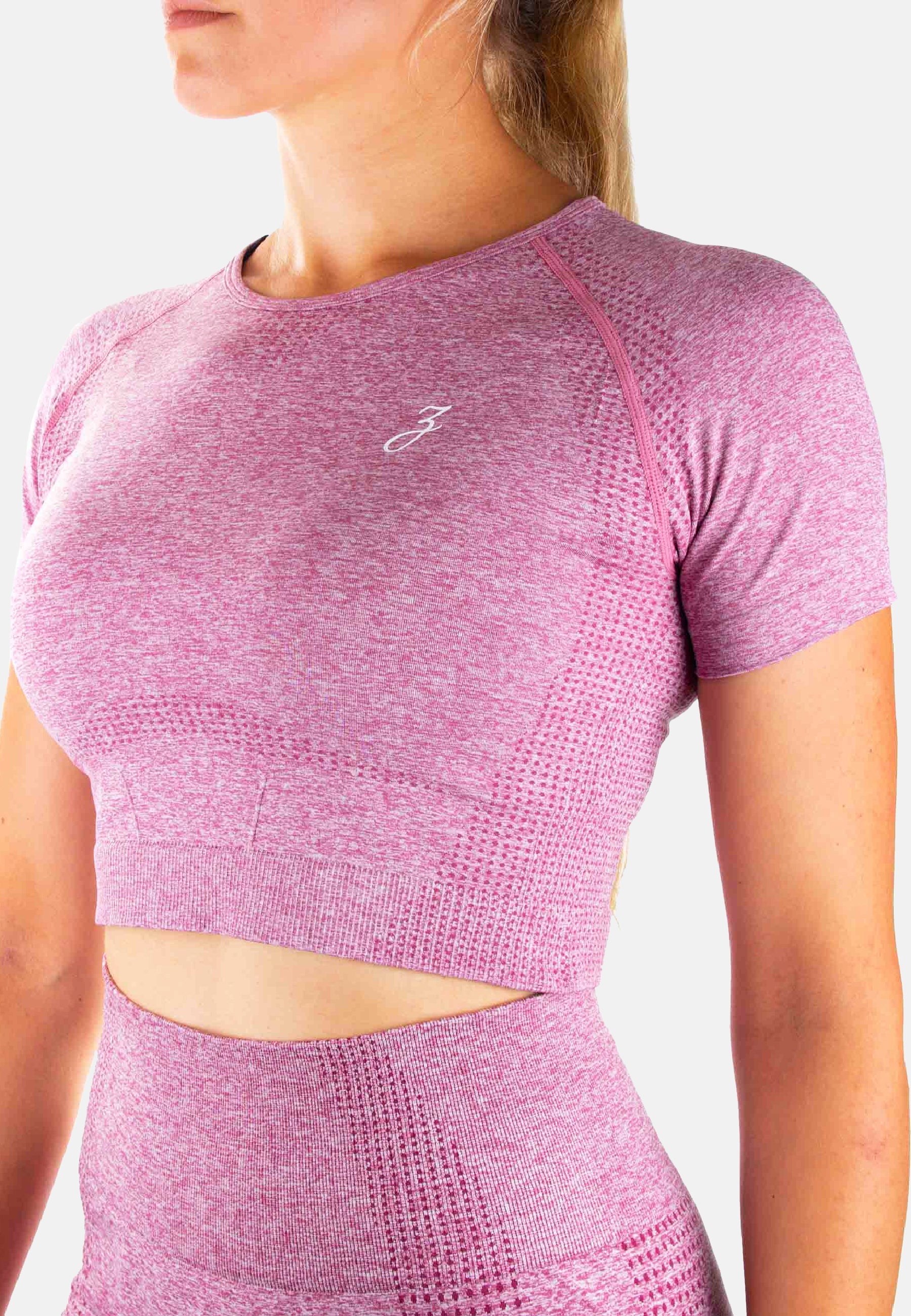 Omiinova™ Seamless Crop Top – Dynamic Pink (Damen)